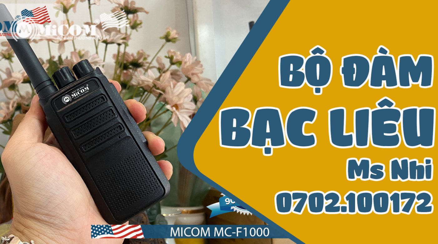 bộ đàm tại bạc liêu