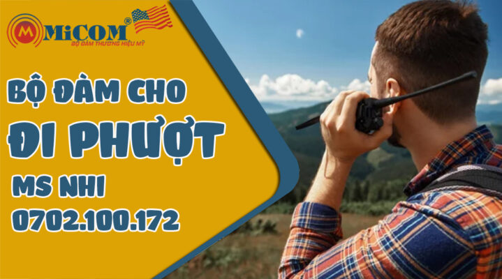 bộ đàm dùng cho đi phượt , trekking