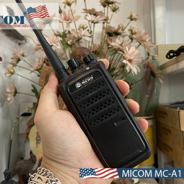 bộ đàm MICOM MC-A1V thương hiệu Mỹ, Công suất 5W