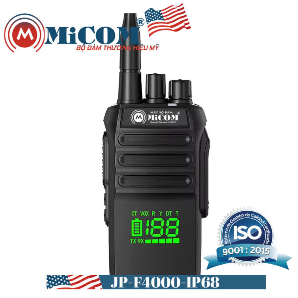 BỘ ĐÀM CẦM TAY MiCOM JP-F4000-IP68