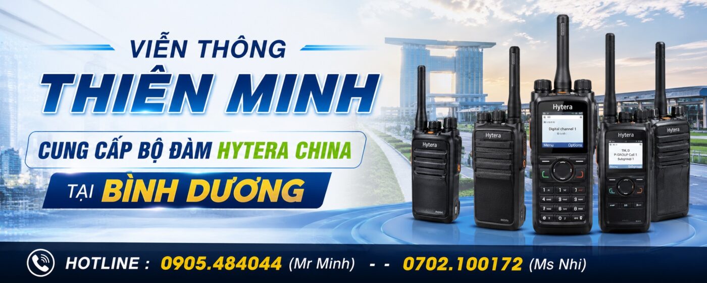 bộ đàm HYTERA tại Bình dương